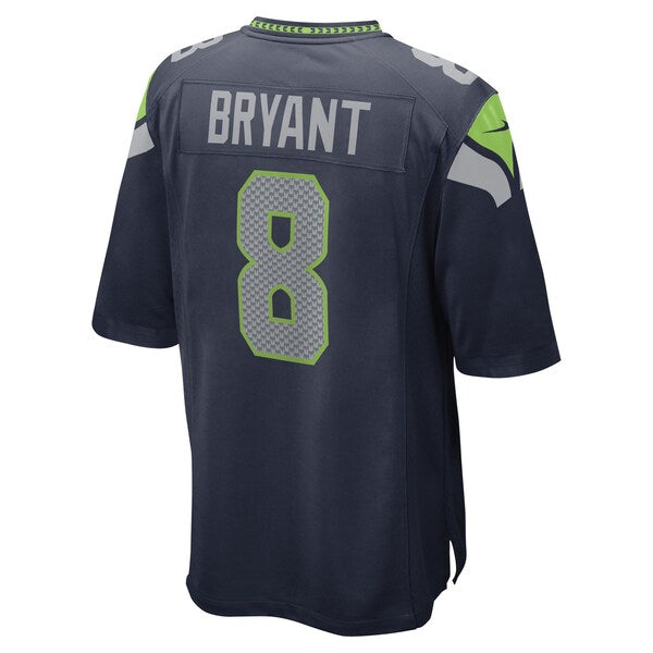 Coby Bryant Seattle Seahawks Nike Game Player Jersey - College Navy/Neon Green