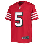 Trey Lance San Francisco 49ers Nike Youth Game Jersey - Scarlet/White