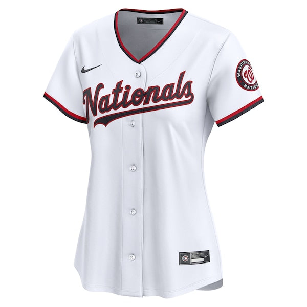 Washington Nationals Nike Women's #1 Mom Home Limited Jersey - White