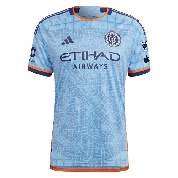 Kevin O'Toole New York City FC adidas 2024 The Interboro Kit Authentic Player Jersey - Sky Blue