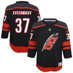 Andrei Svechnikov Carolina Hurricanes Youth Alternate Replica Player Jersey - Black