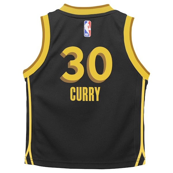 Stephen Curry Golden State Warriors Nike Toddler Swingman Replica Jersey - City Edition - Black