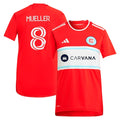 Chris Mueller Chicago Fire adidas Women's 2024 Return To Red Replica Player Jersey – Red