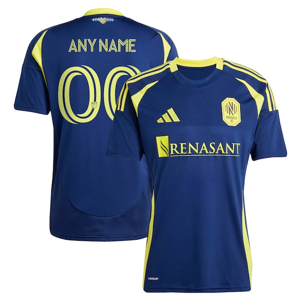 Nashville SC adidas 2025 The Heart of Nashville Kit Replica Custom Jersey - Navy