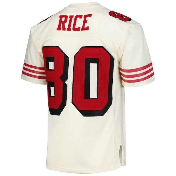 Jerry Rice San Francisco 49ers Chainstitch Legacy Jersey - Cream