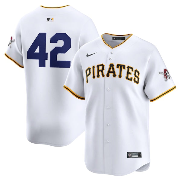Pittsburgh Pirates Nike 2024 Jackie Robinson Day Home Limited Jersey – White