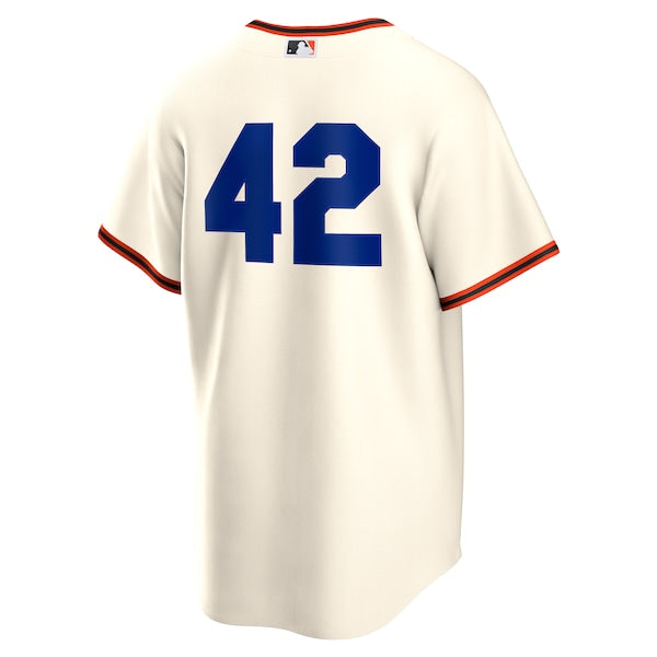 San Francisco Giants Nike Home  2025 Jackie Robinson Day Replica Jersey - Cream