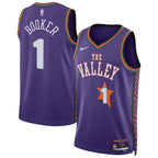 Devin Booker Phoenix Suns Nike Unisex 2024/25 Swingman Player Jersey - City Edition - Purple