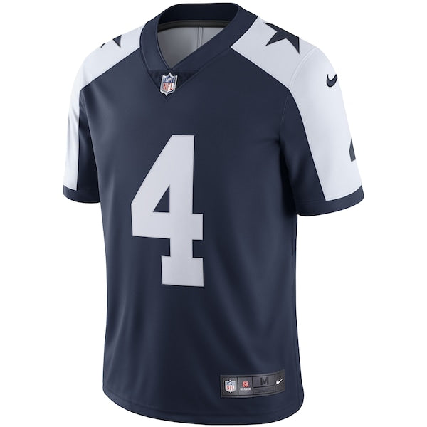 Dak Prescott Dallas Cowboys Nike Alternate Vapor Limited Jersey - Navy/White