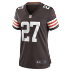 Lorenzo Burns Cleveland Browns Nike Women's Team Game Jersey -  Brown
