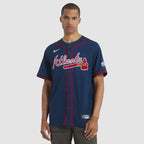 Austin Riley Atlanta Braves Nike 2025 MLB Speedway Classic Alternate Limited Player Jersey - Navy