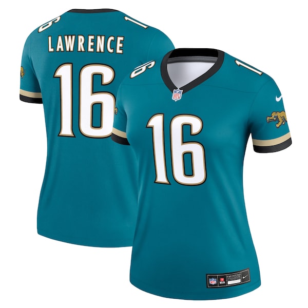 Trevor Lawrence Jacksonville Jaguars Nike Women's Prowler Throwback Legend Jersey - Teal