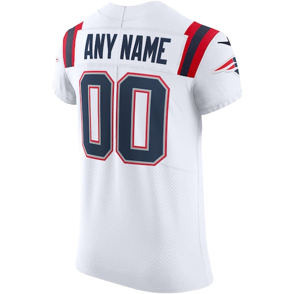 New England Patriots Nike Vapor Elite Custom Jersey - White