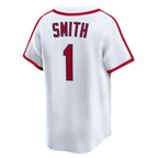 Ozzie Smith St. Louis Cardinals Nike Throwback Cooperstown Collection Limited Jersey - White/Blue