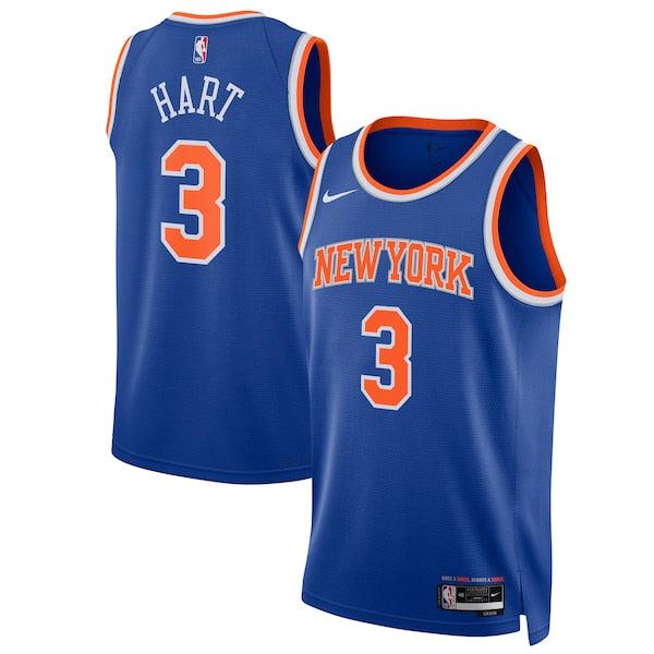 Josh Hart New York Knicks Nike Unisex Swingman Player Jersey - Icon Edition - Blue