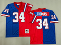 Thurman Thomas Buffalo Bills Authentic Split Throwback Retired Player Jersey