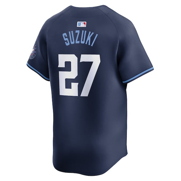 Seiya Suzuki Chicago Cubs Nike City Connect Limited Player Jersey - Navy