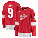 Gordie Howe Detroit Red Wings  Premier Breakaway Retired Player Jersey - Red