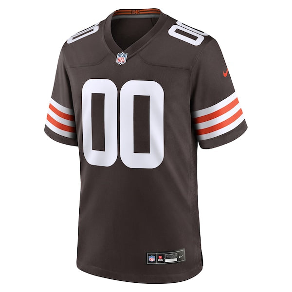 Shedeur Sanders Cleveland Browns Nike 2025 NFL Draft Game Jersey - Brown/White