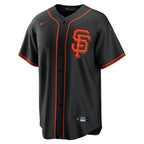 Mike Yastrzemski San Francisco Giants Nike Alternate Replica Player Name Jersey - Black