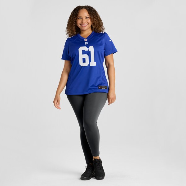 John Michael Schmitz Jr. New York Giants Nike Women's  Game Jersey -  Royal