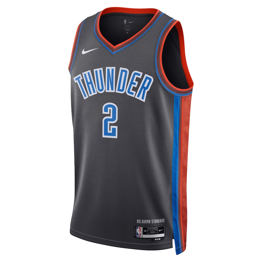 Shai Gilgeous-Alexander Oklahoma City Thunder Nike Unisex Swingman Jersey - Icon Edition - Gray