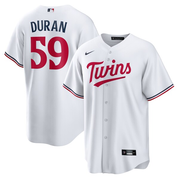 Jhoan Duran Minnesota Twins Nike Home Replica Jersey - White