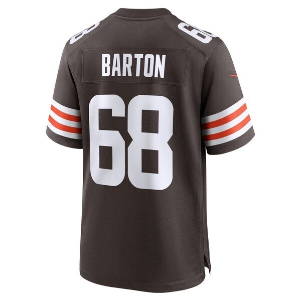 Jackson Barton Cleveland Browns Nike Team Game Jersey -  Brown