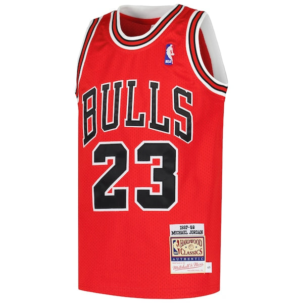 Michael Jordan Chicago Bulls Youth Hardwood Classics 1997/98 Authentic Jersey - Red