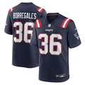 Andres Borregales New England Patriots Nike Team Game Jersey -  Navy
