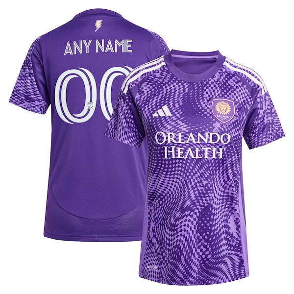 Orlando City SC adidas Women's 2025 Perfect Storm Replica Custom Jersey - Purple