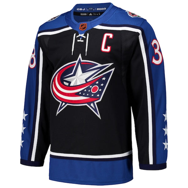Boone Jenner Columbus Blue Jackets adidas Reverse Retro 2.0 Authentic Player Jersey - Black