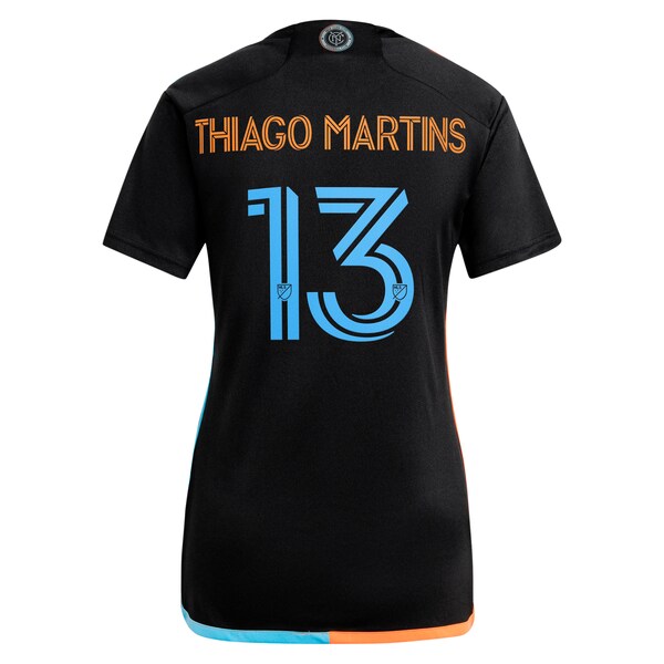 Thiago Martins New York City FC adidas Women's 2024 24/7 Kit Replica Player Jersey – Black