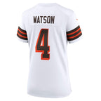 Deshaun Watson Cleveland Browns Nike Women's Player Jersey - White/Brown