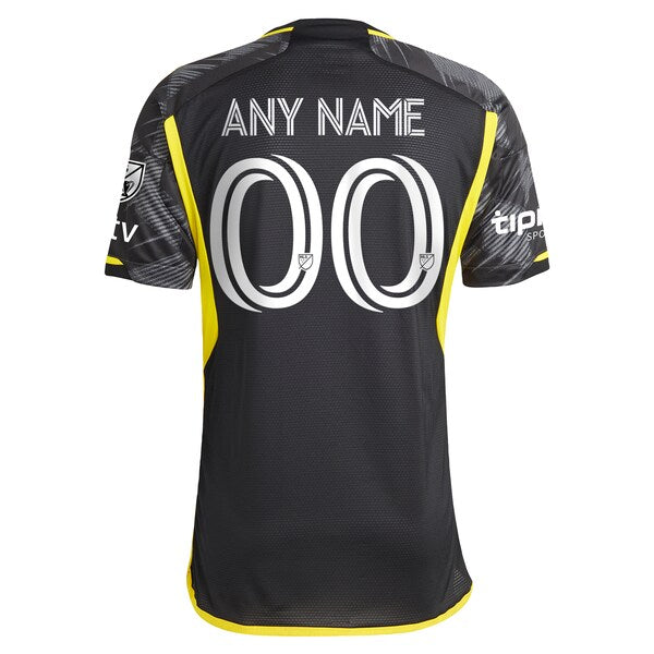 Columbus Crew adidas 2024 VeloCITY Kit  Authentic Custom Jersey - Black
