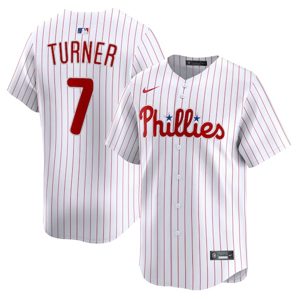 Trea Turner Philadelphia Phillies Nike Home Limited Player Jersey - White