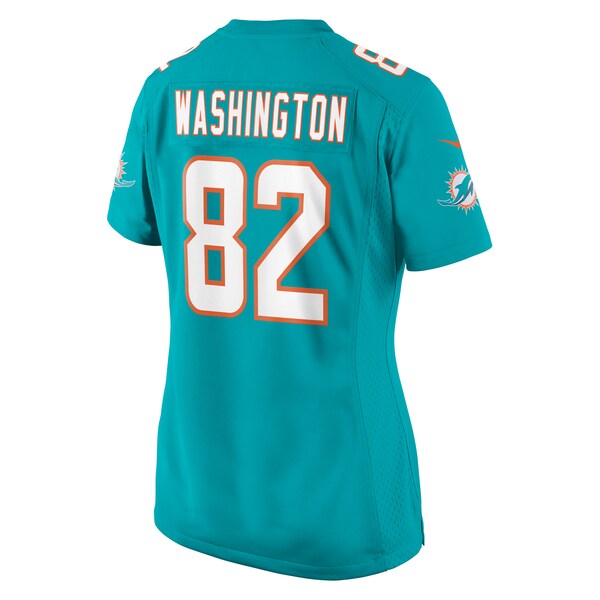 Tahj Washington Miami Dolphins Nike Women's  Game Jersey -  Aqua
