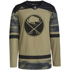 Buffalo Sabres adidas Military Appreciation Team Authentic Custom Practice Jersey - Camo