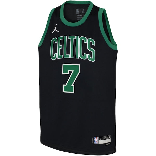 Jaylen Brown Boston Celtics Jordan Brand Youth Swingman Jersey - Statement Edition - Black