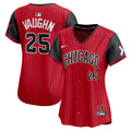 Andrew Vaughn Chicago White Sox Nike Women's 2025 City Connect Limited Player Jersey - Red/Black
