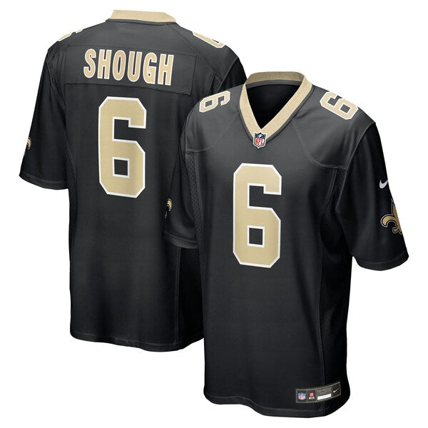 Tyler Shough New Orleans Saints Nike Game Jersey - Black