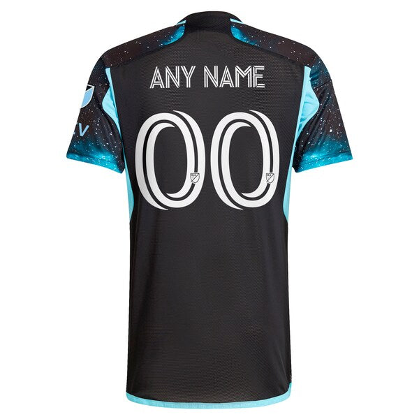 Minnesota United FC adidas 2024 Starry Night Authentic Custom Jersey - Black