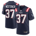 Jack Westover New England Patriots Nike Team Game Jersey -  Navy