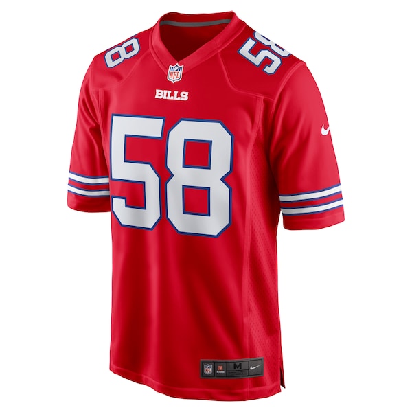 Matt Milano Buffalo Bills Nike Alternate Game Jersey - Red/Royal