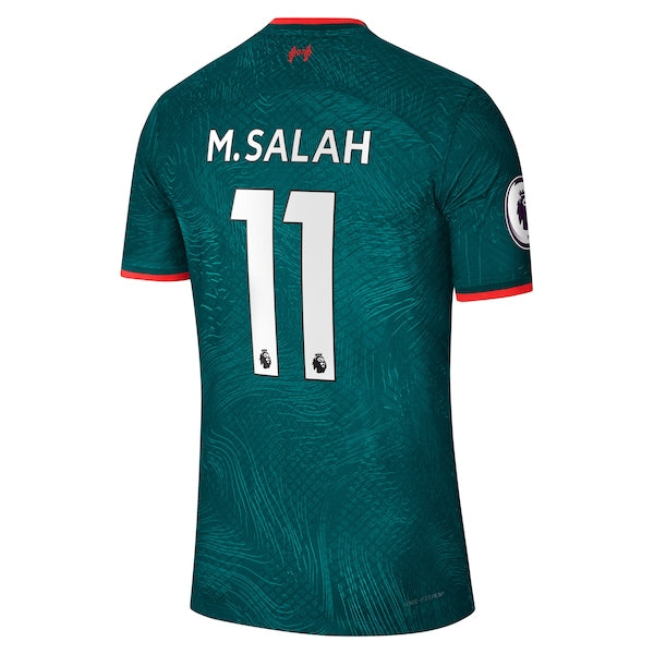 Mohamed Salah Liverpool Nike 2022/23 Third Authentic Player Jersey - Teal