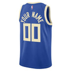 Milwaukee Bucks Nike Unisex 2024/25 Custom Swingman Jersey - City Edition - Royal