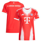 Bayern Munich adidas Women's 2025/26 Home Replica Jersey - Red
