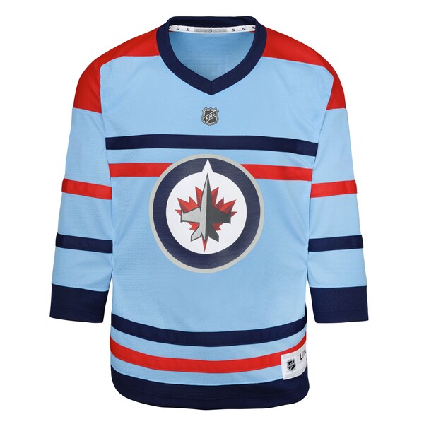 Winnipeg Jets Youth Anniversary Replica Jersey - Light Blue