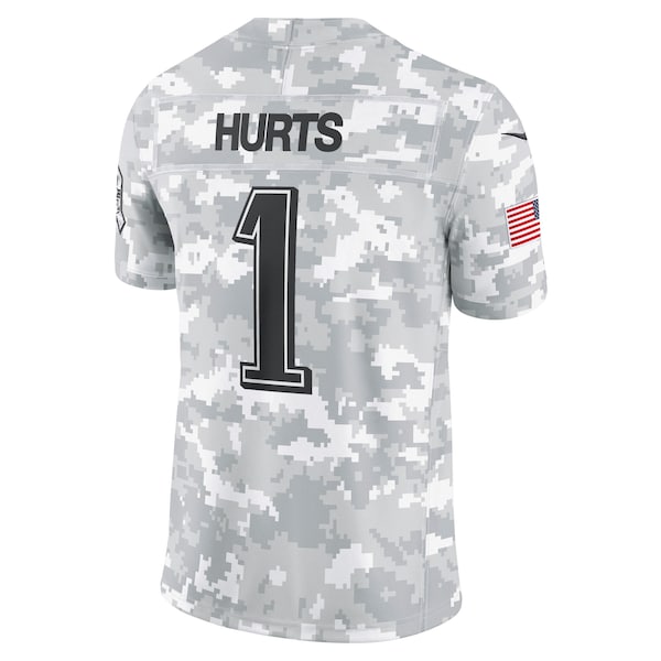Jalen Hurts Philadelphia Eagles Nike 2024 Salute to Service Limited Jersey - Arctic Camo