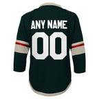 Minnesota Wild Youth Replica Custom Jersey - Green